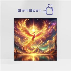 تابلو فنگ شویی ققنوس