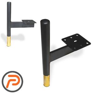 پایه فلزی قرایی لانژ 23 سانتیمتر طلایی