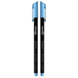 روان نویس اونر با نوک 0.4 آبی - بسته دوتایی Owner Black Body 0.4 Blue Fineliner - Pack of 2