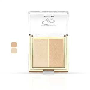 پالت هایلایتر دوتایی گلدن رز مدل so glow