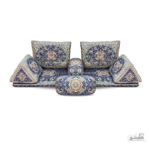 سرویس پشتی سنتی شاه نشین طرح آسمان سرمه ای