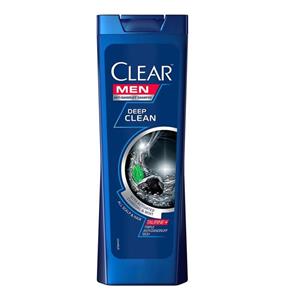 شامپو کلیر اروپایی ذغالی مدلCLEAR DEEP CLEAN حجم 400 میلی