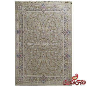 فرش زمرد مشهد طرح 55004 کاهگلی