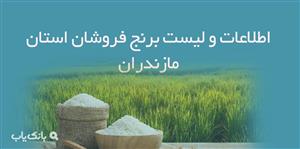 اطلاعات و لیست برنج فروشان استان مازندران
