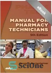 دانلود کتاب Manual for pharmacy technicians – کتابچه راهنمای تکنسین داروخانه