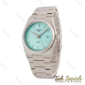 ساعت تیسوت PRX زنانه استیل صفحه سبز ابی Tissot 5475 L 