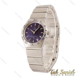 ساعت مچی امگا کانسلیشن زنانه سیلور صفحه سرمه ای Omega-5461-L