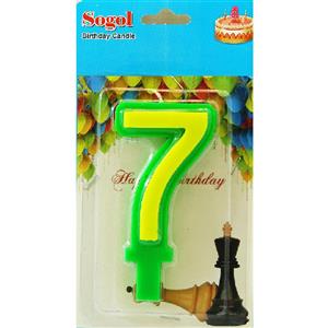 شمع سوگل طرح عدد 7