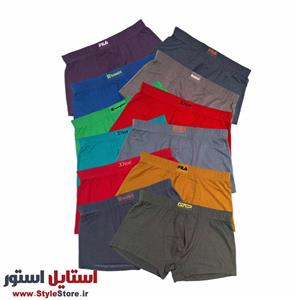 شورت مردانه مدل نیم پا پارس جناب مجموعه 12 عددی