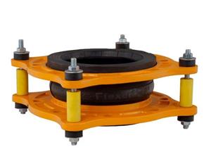 لرزه گیر لاستیکی قرمز 12 اینچ PN10 مهاردار فلکسور پارس