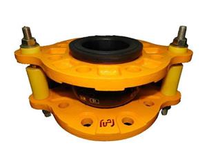 لرزه گیر لاستیکی آبی قرمز 8 اینچ PN16 مهاردار ارتعاش صنعتی ایران