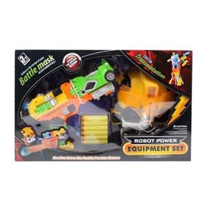 تفنگ بازی با ماسک مدل ربات پاور کد SB279-B