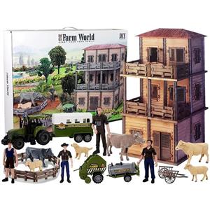 مجموعه ساختنی مزرعه حیوانات 308 قطعه مزرعه بزرگ 15A-2020