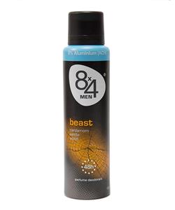 اسپری ضد تعریق مردانه هشت در چهار مدل Beast حجم 150 میلی لیتر 8x4 Beast Spray For Men 150ml