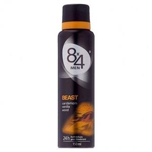 اسپری ضد تعریق مردانه هشت در چهار مدل Beast حجم 150 میلی لیتر 8x4 Beast Spray For Men 150ml