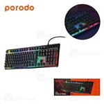 کیبورد سیمی گیمینگ پرودو Porodo Lucid Gaming Keyboard PDX216