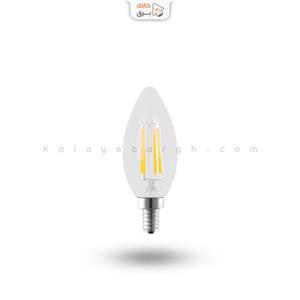 لامپ فیلامنتی شمعی 6 وات E14 پارس شعاع توس (رویالوکس) 