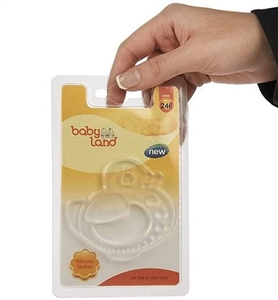 دندان گیر سیلیکونی بیبی لند Baby land کد 246 مناسب نوزادان از 3 ماهگی