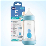 شیشه شیر چیکو مدلperfect 5  ایتالیائی ظرفیت 300 میلی لیتر مناسب نوزادان  بالای 4 ماه