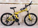 دوچرخه تاشو سایز 26 BOLT بولت  رینگ‌ ده پره  رنگ زرد
