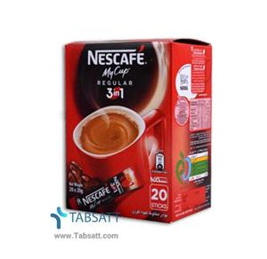 کافی میکس نسکافه 3 در 1 مدل کلاسیک بسته 20 عددی Nescafe Classic 3 in 1