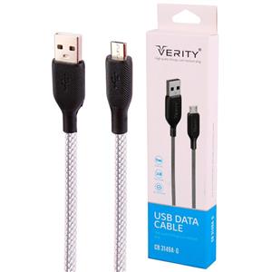 کابل میکرو یو اس بی فست شارژ Verity CB 3149A-G 1m