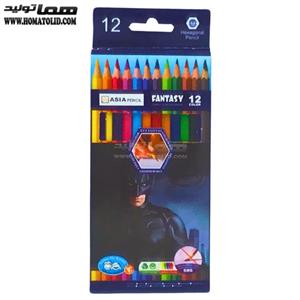 مداد رنگی 12 رنگ آسیا مدل Batman