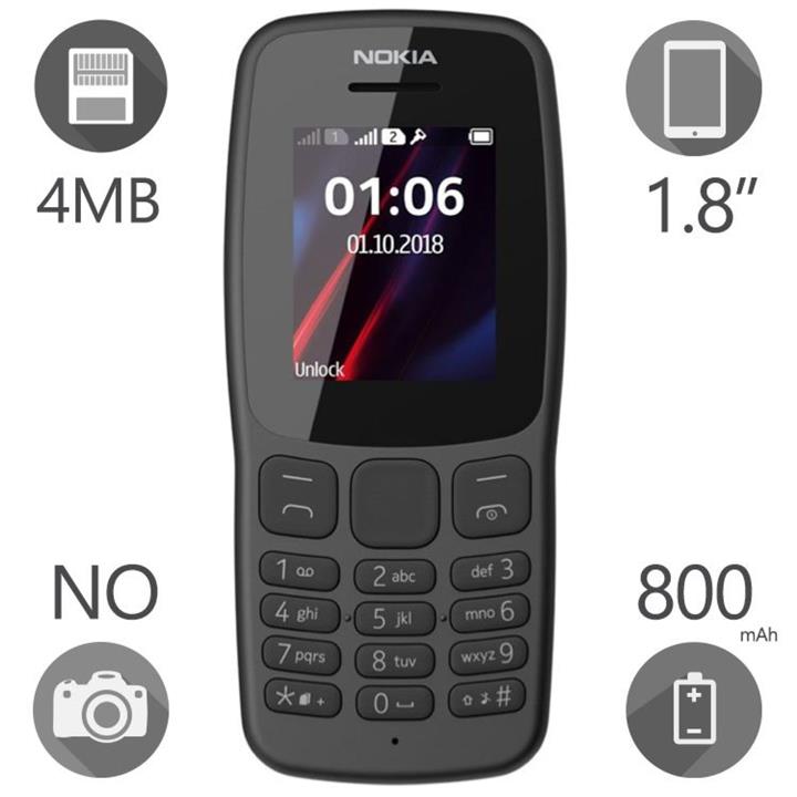 Nokia 106 2018 4G  Mobile Phone 