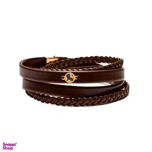 دستبند طلا 18 عیار مردانه لیردا مدل نماد ماه تولد مرداد