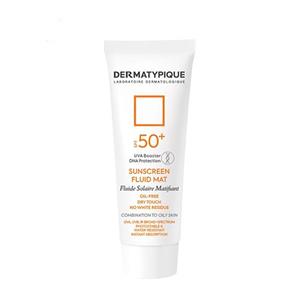 ضد آفتاب درماتیپیک مناسب پوست چرب بی رنگ SPF50 