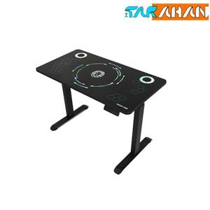 میز گیمینگ قابل تنظیم ارتفاع RGB دار  گرین لاینمدل GNAURGBTBL