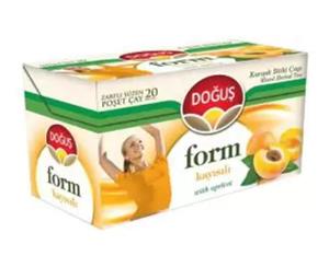 چای کیسه ای فرم دوغوش با طعم زردآلو بسته 20 عددی