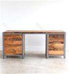 میز مدیریت،میز تحریر،میز مطالعه چوب و آهن مدل wooden (چوبی آهنی،آهن و چوب،چوب و آهن،آهنی چوبی،روستیک)