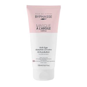 ماسک صورت خاک رس ضد چروک و ضد آلودگی دتوکس بایفاس Byphasse  حجم 150 میل