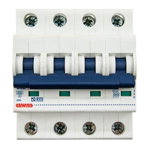 فیوز مینیاتوری چهار فاز 32 آمپر تیپ C جی ویس