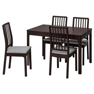 میز ناهارخوری چهارنفره ایکیا مدل اکدالن IKEA EKEDALEN Table and 4 chaire