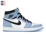 کتونی زنانه نایک ایر جردن 1 یونیورسیتی بلو Nike Air Jordan 1 University Blue