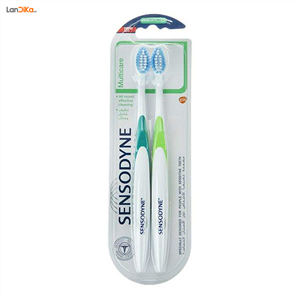 مسواک سنسوداین مدل Multicare با برس متوسط بسته دو عددی Sensodyne Multicare Medium Toothbrush Pack Of 2