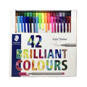 روان نویس 42 رنگ استدلر مدل Triplus fineliner Brilliant Colours New