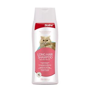 شامپو گربه مو بلند بایولاین – Bioline Long Hair Cat Shampoo 200 میل 