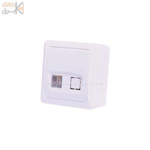 سوکت شبکه Cat6 نسترن روکار دلند