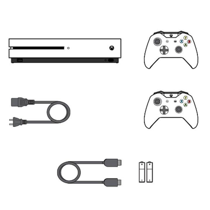 مجموعه کنسول بازی مایکروسافت مدل  Xbox One S ظرفیت 1 ترابایت