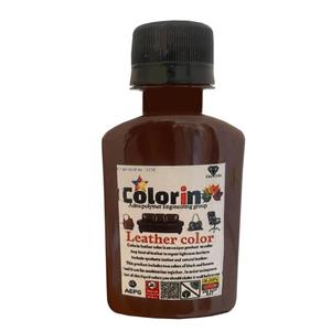 رنگ چرم کالرین  مدل Leatger P.B رنگ قهوه ای