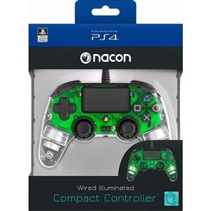 دسته NACON برای PS4 سری جدید Wired Compact – کریستالی سبز NACON Wired Illuminated Compact Controller - Crystal Green- PS4