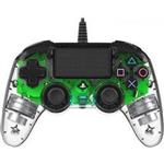 NACON Wired Illuminated Compact Controller - Crystal Green- PS4