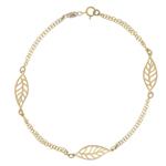 دستبند طلا زنانه 18 عیار الن نار مدل ELN0192