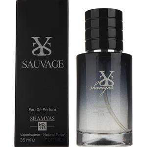 ادو پرفیوم مردانه شمیاس مدل Sauvage حجم 35 میلی لیتر Shamyas Eau De Parfum For Men 35ml 