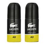 رول ضد تعریق مردانه نایس پاپت مدل lacoste حجم 60 میلی لیتر مجموعه دو عددی