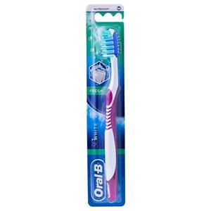 مسواک اورال-بی مدل Advantage 3D white Fresh با برس معمولی Oral-B Advantage 3D White Fresh Tooth Brush