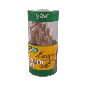 تشویقی سگ پای مرغ سویل پت مدل Chicken Feet Snack وزن ۱۶۰ گرم